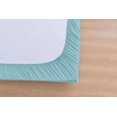 thumbnail image 3 of the Season Essentials Wrinkle Free Sheet Sets with Deep Pockets & Stain Resistant, 4 pc, 1800 Thread Count Bamboo Based, Aqua, California King, 3 of 11