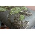 thumbnail image 2 of The HomeCentric 12x24 Pillow Cover Green, Decorative Pillow Covers 12x24 inch (30x60 cm) Green, Silk Rectangular Pillow Covers, Handmade Pillow Covers - All About Leaves, 2 of 3