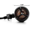 thumbnail image 5 of Krator 2pcs Black Heavy Duty Motorcycle Turn Signals Warplane Propeller Engine Blinkers Compatible with Honda Valkyrie Rune 1500 1800, 5 of 5