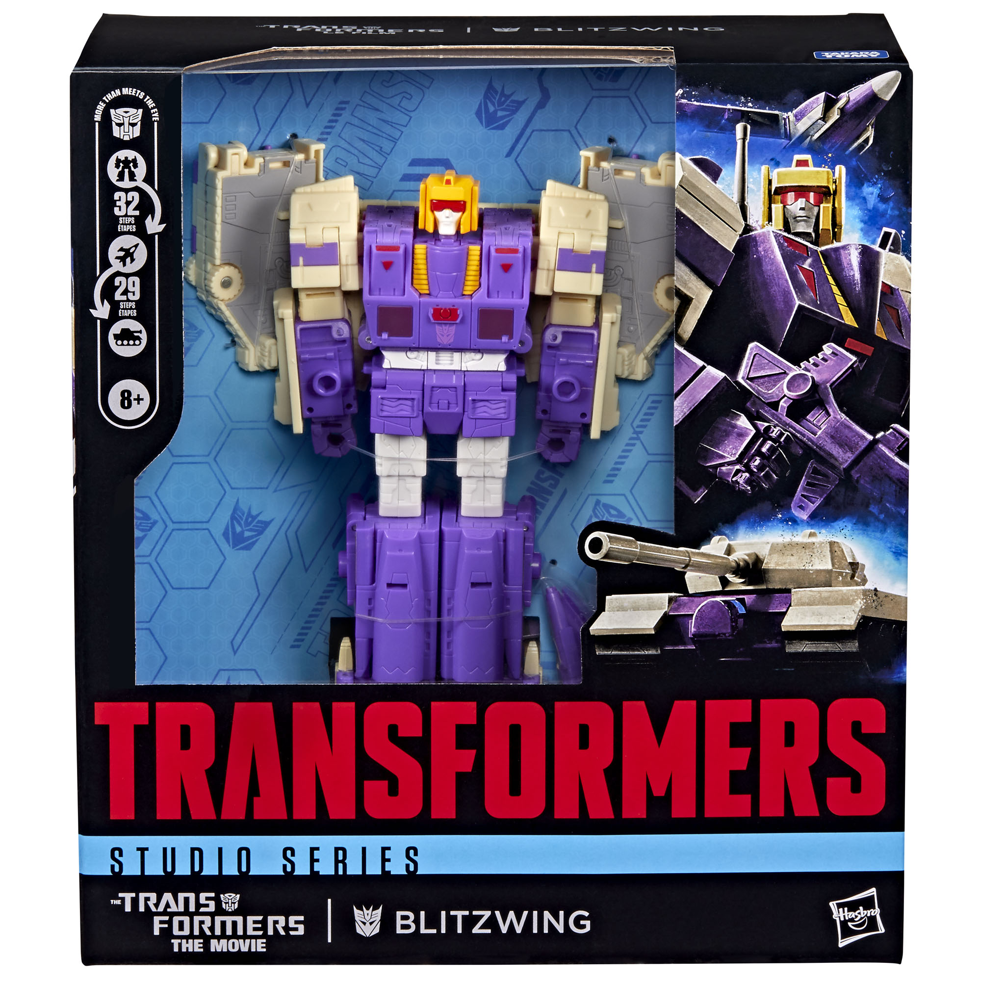 Transformers Studio Series Leader Class The Transformers: The Movie Blitzwing Action Figure