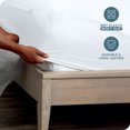 thumbnail image 4 of Bare Home Ultra-Soft Fitted Sheet - Dual Side Pockets - Premium 1800 Collection - Deep Pocket - Full, White, 4 of 7