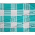 thumbnail image 4 of oneOone Polyester Lycra Turquoise Blue Fabric Gingham Check Sewing Craft Projects Fabric Prints By Yard 56 Inches Wide, 4 of 4