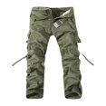 thumbnail image 1 of CEHVOM Men's Loose Multi-Pocket Washed Overalls Outdoor Casual Pants Trousers, 1 of 4
