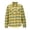 Yellow, variant on Bwiyojiz Fashion Clothing Sizes S-XXL Cotton Long Sleeve Turndown Collar Blouse & Shirt Womens Soft Stretchy Knit Plaid Shirts Collared Button Down Blouses Tops, Gifts for Sister, S