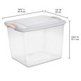 thumbnail image 3 of Sterilite Boîte Snap 26L - Rose, 3 of 3