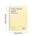thumbnail image 2 of Tyidzon A5 Horizontal Thickened Coil Notebook Excerpt Colorful Plastic Cover Student Notebook Quality Writing Paper No Additive, Back to School Supplies, 2 of 6