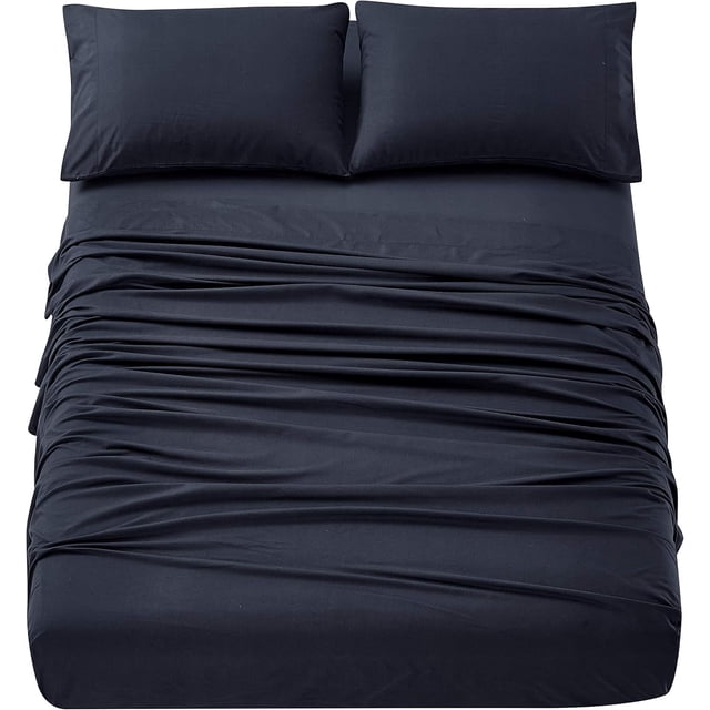 Home Beyond & HB design Piece Bed Sheets Set (Full or Double ) Premium Hotel Quality Bedding Sheets Breathable Soft Brushed Microfiber Deep Pocket Wrinkle Fade