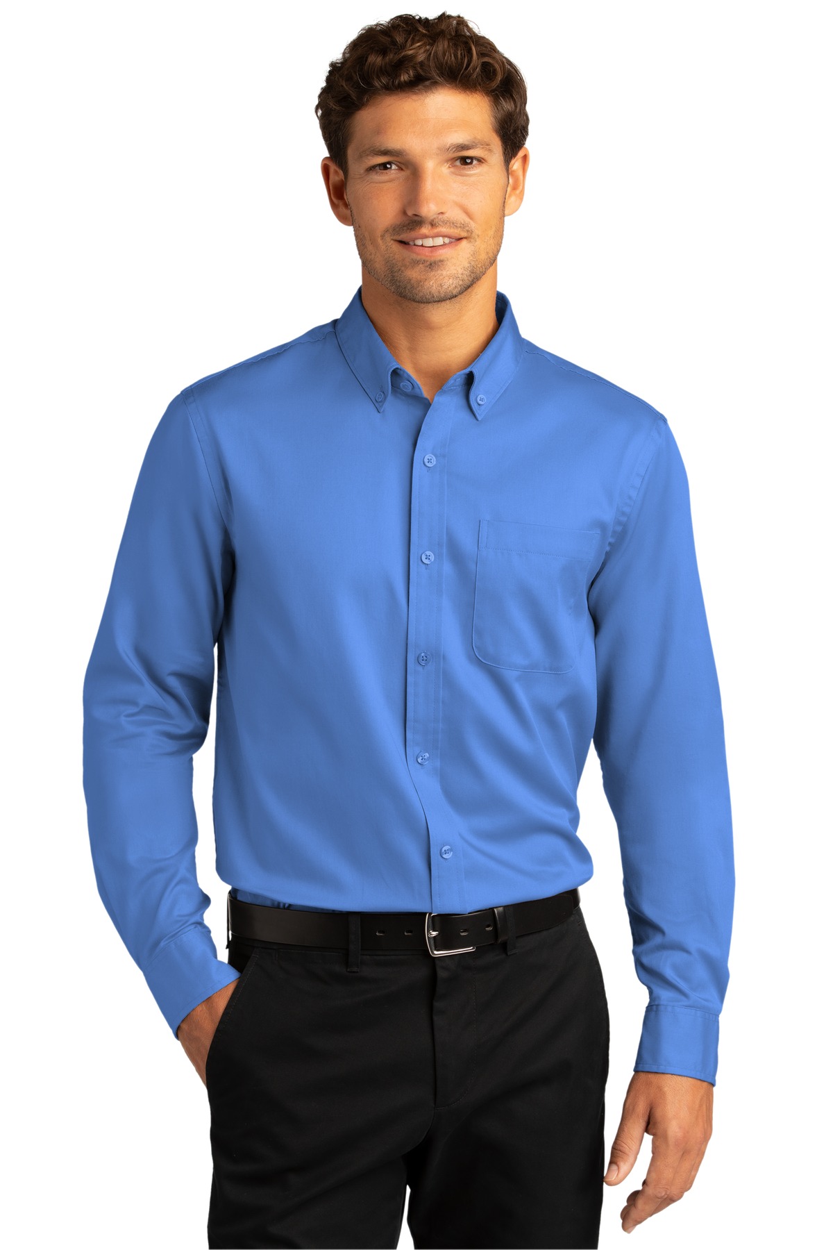 Port Authority Men's Long Sleeve SuperPro React Twill Shirt - W808