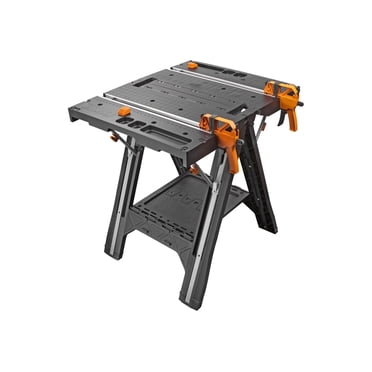 WORX Pegasus Portable Folding Work Bench Table & Sawhorse w/ Bar Clamps | WX051