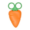 thumbnail image 1 of HOARBOEG Cute Fruit Scissors Set Carrot Banana Grape Strawberry Shape With Protective Cover Children's Paper Cutting Tools Safe, 1 of 3
