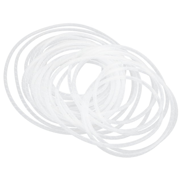 ANGGREK Spiral Wire Wrap Cover, PVC Spiral Wire Wrap Cord For Workshop Home Life For Computer Room