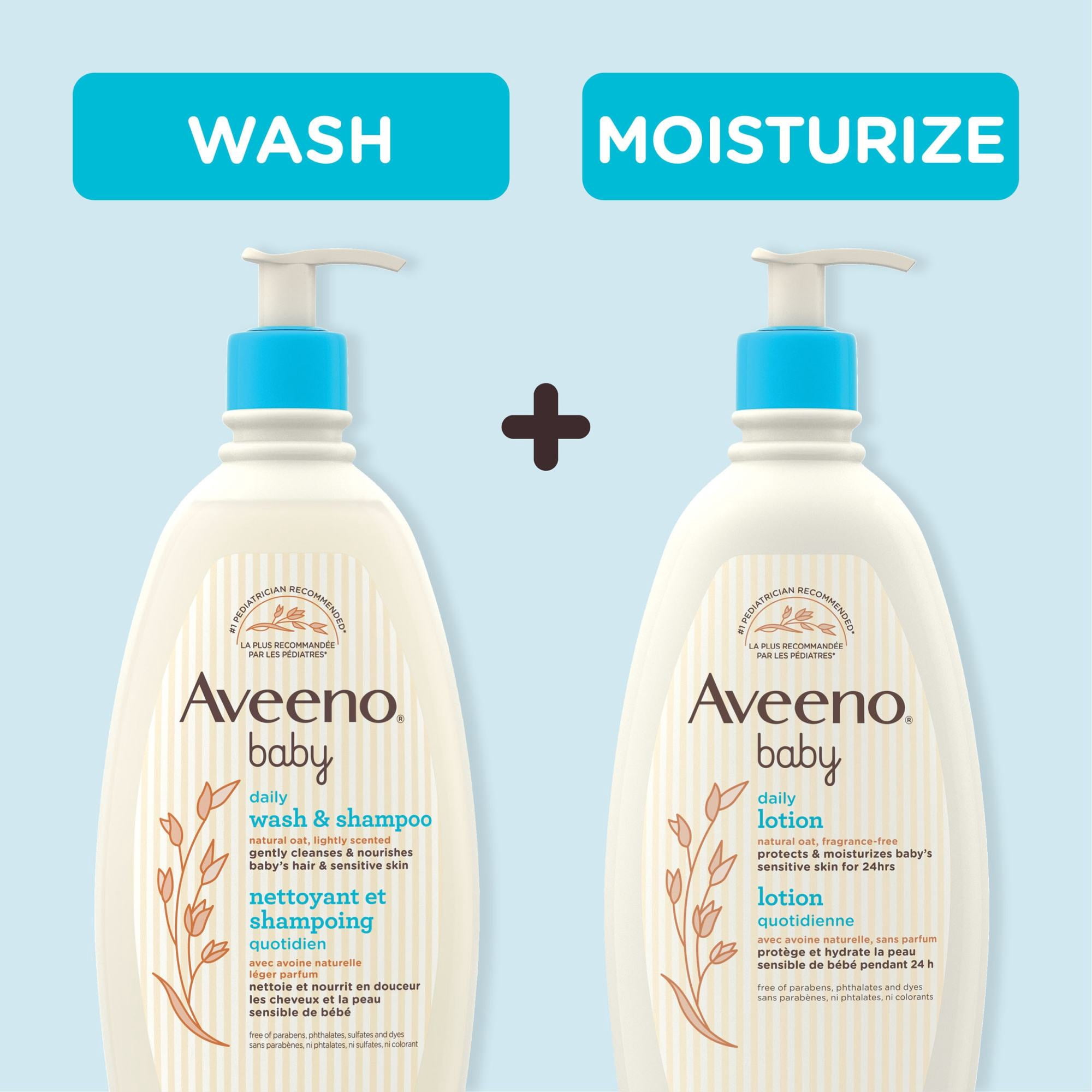 Lotion quotidienne Aveeno pour bébés, 532 ml