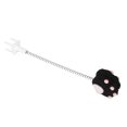 thumbnail image 4 of Pet Teaser Toy, Metal Wire Spring Funny Cat Stick Pet Toy Cat Elastic Spring Toy At Elastic Spring Toy  For Chairs Cat Paw Black, 4 of 8
