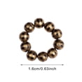 thumbnail image 3 of TIELUTT Round Napkin Ring Holder for Wedding Reception Small round Dinner Table Set for 4 round Place Mats for Kitchen Table Dinner Table Set for 6 round Place Mats Woven Outdoor Table Centerpiece Ma, 3 of 7