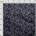thumbnail image 2 of oneOone Viscose Chiffon Fabric Brush Stroke Ikat Fabric Prints By Yard 42 Inch Wide, 2 of 4