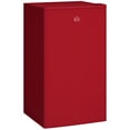 thumbnail image 1 of HOMCOM Mini-Frigo avec Congélateur Thermostat Porte Réversible, Rouge, 1 of 10