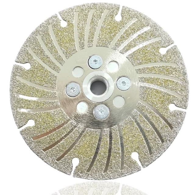 Electroplated diamond grinding wheel, 2026 upgraded version, sturdy and durable, multi-functional electroplated diamond grinding wheel for angle grinders.,11.5cm