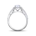thumbnail image 2 of 1/3 ct Round Halo Diamond Engagement Ring Setting, 2 of 3