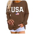 thumbnail image 1 of T-shirts à Manches Longues pour Femmes T-shirts à Col Rond Pullovers pour Femmes, 1 of 6