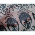 thumbnail image 4 of oneOone Silk Tabby Fabric Swirl Ikat Print Sewing Fabric BTY 42 Inch Wide, 4 of 4