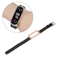 thumbnail image 4 of Quick Release Leather Watch Bands Leather Watch Strap Leather Wrist Watch Band Leather Bands For  Mi Band 6 Watch Strap For  Mi Band 5 Quick Release Leather Watch Bands Bamboo, 4 of 8