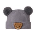 thumbnail image 1 of Faithtur Baby Winter Hat Cute Bear Pattern Knit Beanie Warm Cap for Infant Newborn Cold Weather Accessories, 1 of 8