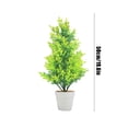 thumbnail image 4 of Feltree Simulation Christmas Small Pinaster Cedar Tree Artificial Pinaster Cedar Leaf Simulation Green Bonsai Living Room Potted Ornaments, 4 of 8