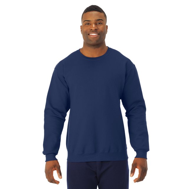 Jerzees Adult NuBlend Crew Neck Sweatshirt, 2X, J Navy