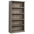 thumbnail image 1 of Pemberly Row 5-Shelf Modern Engineered Wood Tall Bookcase in Mystic Oak, 1 of 9