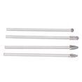 thumbnail image 3 of Lengthened Tungsten Steel Grinding Head, Easy To Replace Wear Resistant 4Pcs Silver Extended Carbide Rotating Burr Set  For Cutting For Carving, 3 of 8
