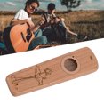 thumbnail image 1 of Wood Kazoo Portable Mouth Kazoo Lightweight Guitar Partner Flute Musical Instrument For Accompaniment Bands, 1 of 8
