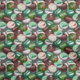 thumbnail image 1 of oneOone Coton Jersey Brun Chocolat Tissu Rétro Bouteille Soda Craft Projets Décor Tissu Imprimé par la Cour 58 Pouces Large-R2, 1 of 5