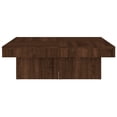 thumbnail image 4 of vidaXL Coffee Table Brown Oak 90x90x28 cm Engineered Wood, 4 of 5