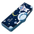 thumbnail image 1 of Pencil Box for Kids With Double Layer Design, ABS Plastic, 9.6 in x 3.9 in x 1.6 in, Includes Pencil and Sharpener, 1 of 5