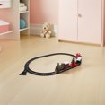 thumbnail image 4 of TEHAUX 1Set Tabletop Christmas Train with Sound and Lights Vintage Electric Locomotive, 4 of 6