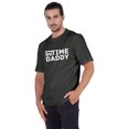 thumbnail image 4 of Inkmeso T-Shirt à Manches Courtes pour Homme avec Imprimé Graphique « First Time Daddy », Chandail Jersey pour Papa, 4 of 7