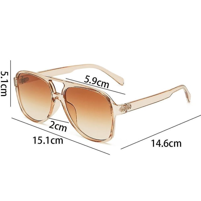 Classic Polarized Aviator Sunglasses For Women Men Retro Uv Protection Sun Shades