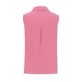 thumbnail image 4 of Sleeveless Blouses for Women Summer Casual Button Shirts Tank Tops, 4 of 5