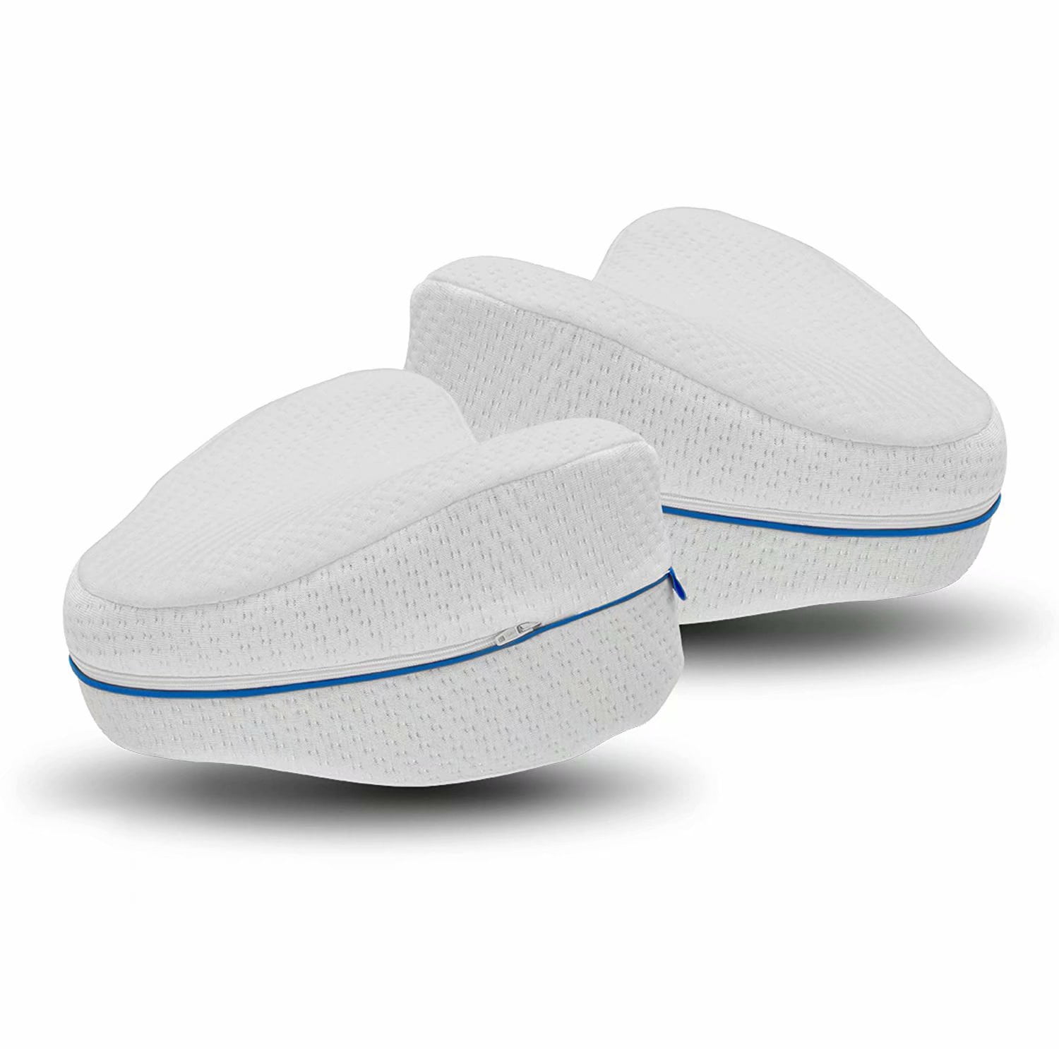 DAMAIE Dreamolino Leg Pillow Ergonomic Side Sleeper Pillows - Memory Foam for Optimal Comfort (2 Count)