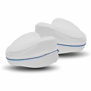 DAMAIE Dreamolino Leg Pillow Ergonomic Side Sleeper Pillows - Memory Foam for Optimal Comfort (2 Count)