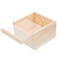 thumbnail image 1 of SHISUYAN Rectangular Wooden Treasure Chest For Home Use Living Room 1Pcs 5.9X3.1In, 1 of 8