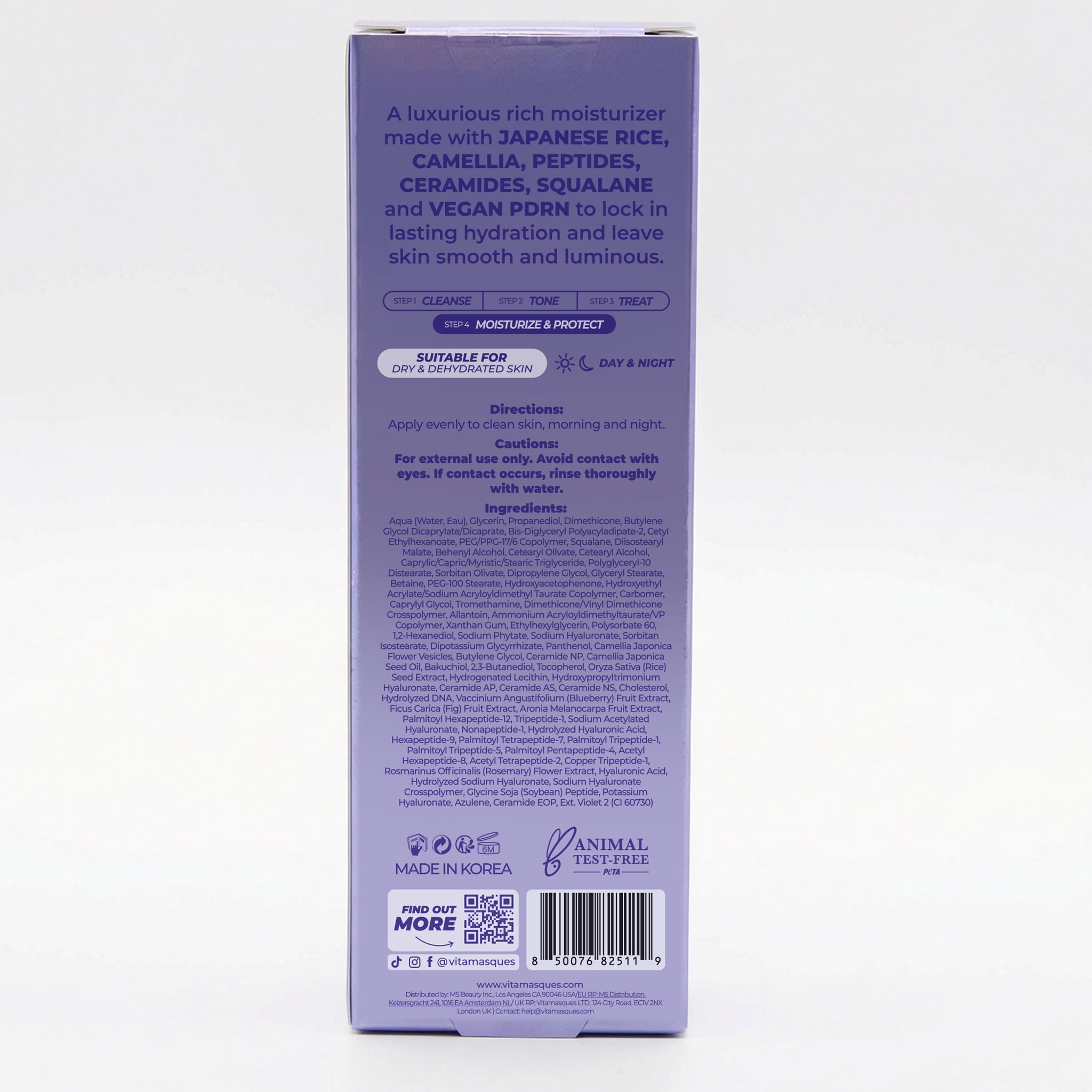 Crème hydratante ultra-fraîche Vitamasques - 50 ml