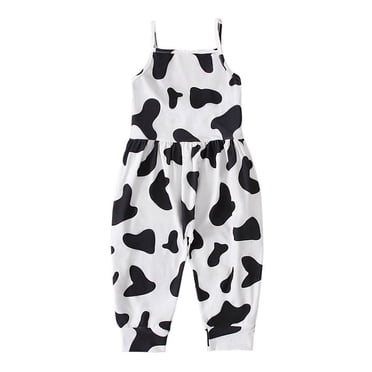 Toddler Girl Summer Clothes Toddler Kids Boys Girls Summer Fashion Cute Flowers Print Suspenders Romper Jumpsuit Toddler Boy Summer Clothes Summer Clothes for Toddler Girls