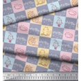 thumbnail image 2 of Soimoi Gray Viscose Chiffon Fabric Text & Cat Animal Print Sewing Fabric Yard 42 Inch Wide, 2 of 5
