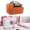 thumbnail image 1 of pitrice Sewing Machine Carry Bag Travel Tools Pouch Holder Large Capacity Storage Orange, 1 of 9