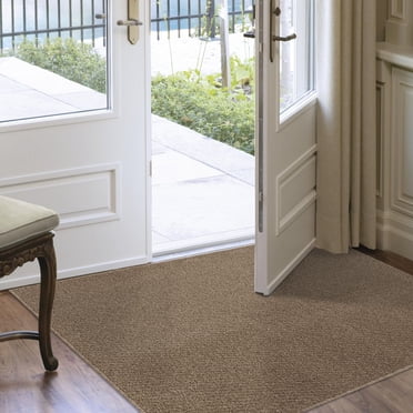 Tapis d’appoint lavable touffeté Mainstays Lincoln 3 pi x 4 pi, antidérapant, beige/avoine, intérieur cuisine couloir entrée buanderie vestibule