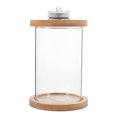 thumbnail image 1 of Miangastore Desk Fish Tank Pine Wood 1Set 6x4.1x3in, 1 of 8