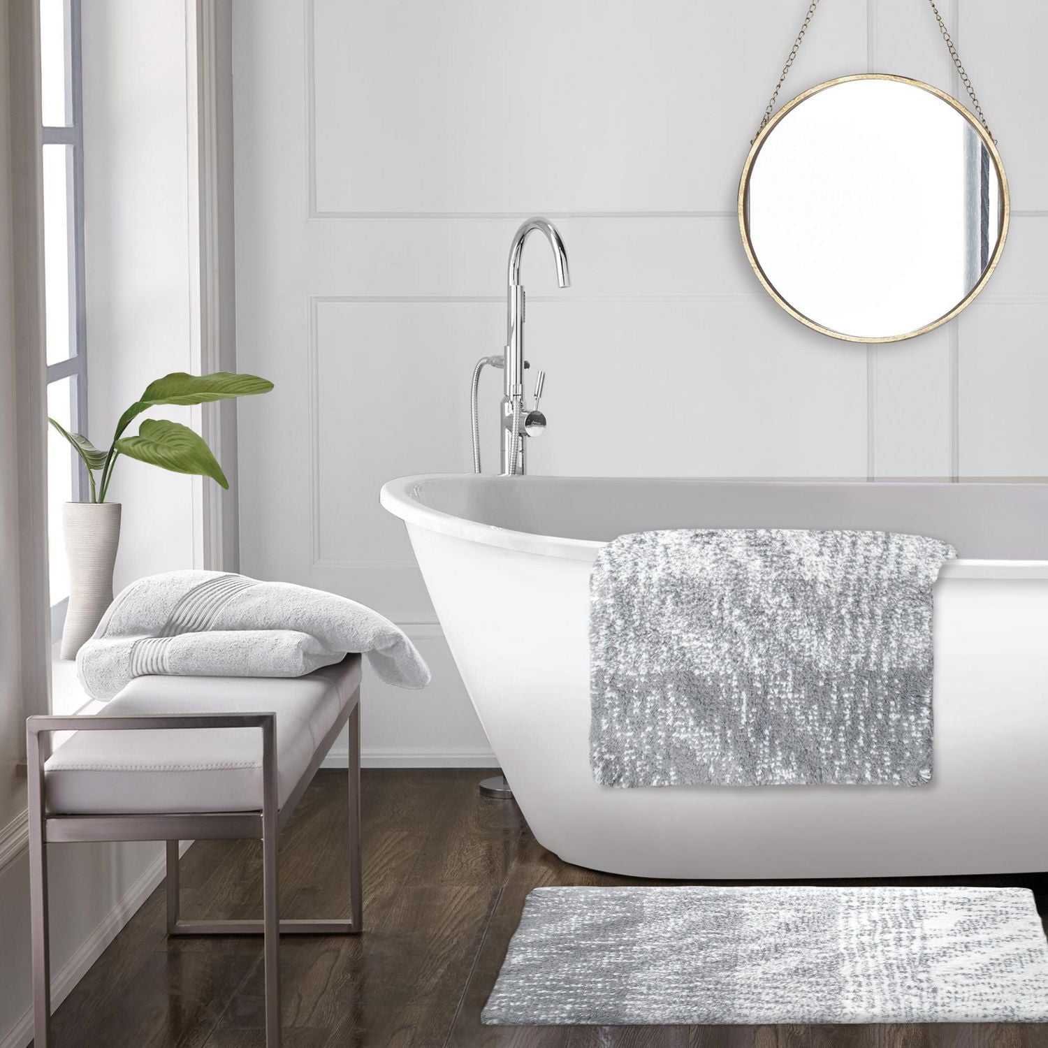 Tapis de Bain Bande Mélange Fieldcrest