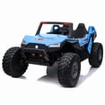thumbnail image 1 of VOLTZ TOYS 2-Seater 24V Kids Ride On UTV - Realistic Off-Road Dune Buggy with EVA Tires, Spring Suspension, Remote Control & Music - Blue, 1 of 8