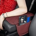 thumbnail image 1 of Yhmxh Car Accessories Motorcycle Accessories Car Armrest Protector Car Leather Armrest Armrest Pillow With Side Organizer Bag Suitable For Most Car Accessories Auto Armrest Cover, 1 of 9